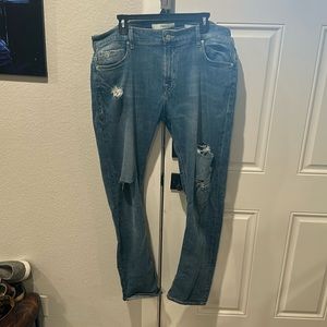 Men’s Skinny Guess Distressed Jeans
